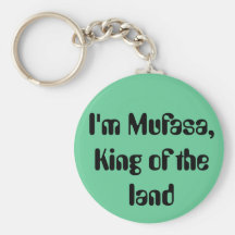 Je suis Mufasa, roi de la terre Porte-clef