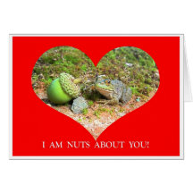 Je suis Nuts au sujet de vous carte