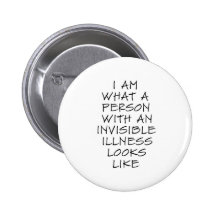 Je suis quelle personne avec une maladie invisible pin's avec agrafe