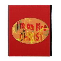 Je suis sur le feu pour le CHRIST Coque iPad
