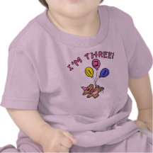 Je suis trois années ! t-shirts