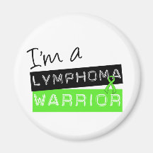 Je suis un guerrier de lymphome magnets