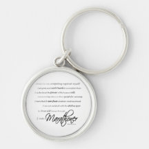Je suis un Marathoner Porte-clefs