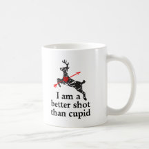 Je suis un meilleur tir que Cupid4 Tasse À Café