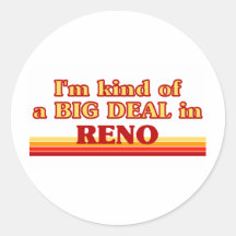 Je suis un peu une AFFAIRE à Reno Autocollants