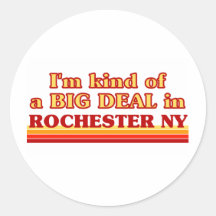 Je suis un peu une AFFAIRE à Rochester Autocollant