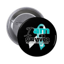 Je suis un survivant - cancer du col de l'utérus badge