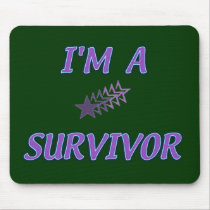 Je suis UN SURVIVANT MOUSEPAD tapis de souris