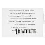 Je suis un Triathlete Cartes