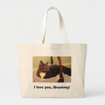 Je t'aime, Grammy ! Sacs En Toile
