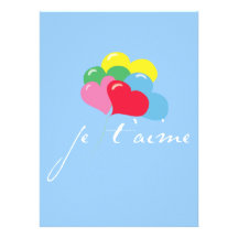 Je' taime (I love you) Invitations
