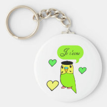 Je t'aime keychain