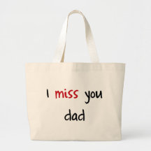 Je t'aime, papa sacs en toile