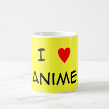 "Je tasse d'Anime de coeur"