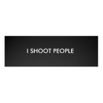 Je tire des personnes - photographe professionnell cartes professionnelles