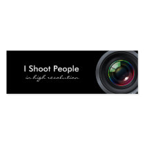 Je tire des personnes - photographe professionnell cartes professionnelles