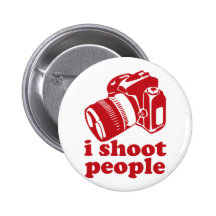 Je tire des personnes - rouge badge
