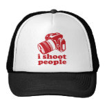 Je tire des personnes - rouge casquettes