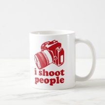 Je tire des personnes - rouge mug