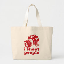 Je tire des personnes - rouge sacs de toile