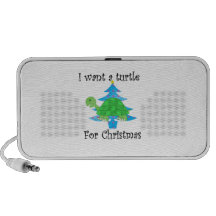 Je veux une tortue pour Noël Haut-parleurs Ordinateur Portable