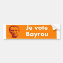 Je vote Bayrou Autocollants Pour Voiture