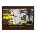 Jean Autumn Leaves 5 Seasons Greetings Greeting Card