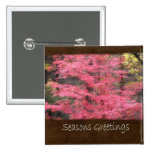 Jean Autumn Leaves 6 Seasons Greetings Button