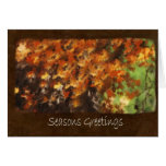 Jean Autumn Leaves 9 Seasons Greetings Card