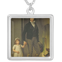 Jean-Baptiste Isabey  and his Daughter Custom Necklace