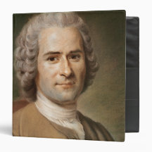 Jean-Jacques Rousseau  after 1753 3 Ring Binder