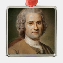 Jean-Jacques Rousseau  after 1753 Christmas Ornament
