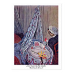 Jean Monet In His Cradle By Claude Monet Post Cards