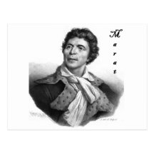 Jean-paul_marat_1 public domain with blackadder post card