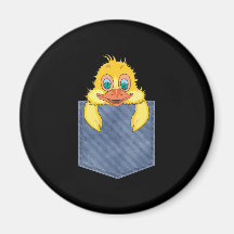Jean Pocket Baby Duck Magnets