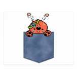 Jean Pocket Baby Lady Bug postcards