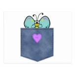 Jean Pocket Butterfly postcards