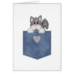 Jean Pocket Kitty Cat cards