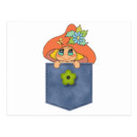 Jean Pocket Mushroom Elf postcards