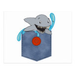Jean Pocket Shark postcards