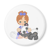Jeanie & Binky Fridge Magnets