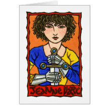 Jeanne d'Arc Greeting Card