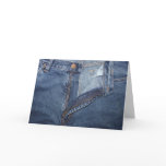 Jeans Greeting Card