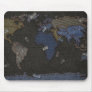 Jeans World Map Mouse Pads