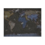 Jeans World Map Post Card