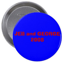 JEB and GEORGE 2008 Pin