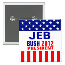 Jeb Bush 2012 Button