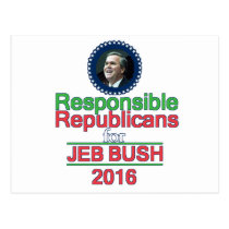 Jeb BUSH 2016 Postcard postcards