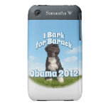 J'écorce pour Barack, BO le premier chien Obama Coques Case-Mate iPhone 3