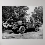 Jeep Artillery Poster